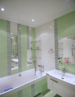 Фото дизайна ванной комнаты, в доме хрущевского типа