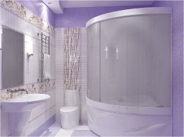 Фото интерьера ванной комнаты размеров 4 на 3