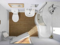 Планировка ванной комнаты совмещенной с туалетом
