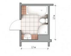 проект ванной комнаты в хрущевке
