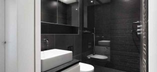 Дизайн Черного Санузла