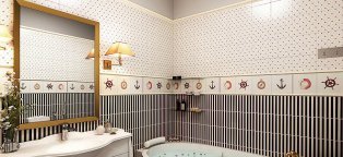 Дизайн Санузла с Угловой Ванной Фото